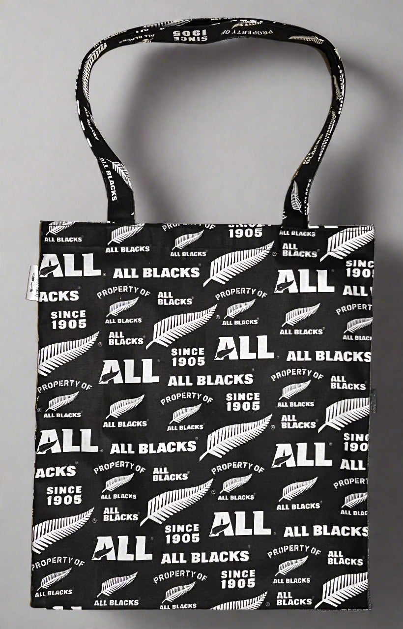 belle secrets, tote bag, all black, all black tote bag, Rugby