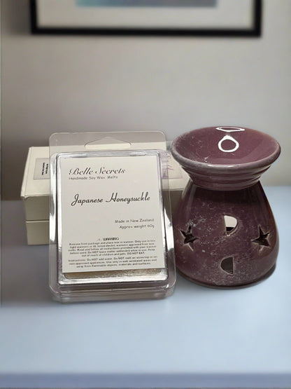 Package 3 Soy Wax Melts and Burner - Belle Secrets