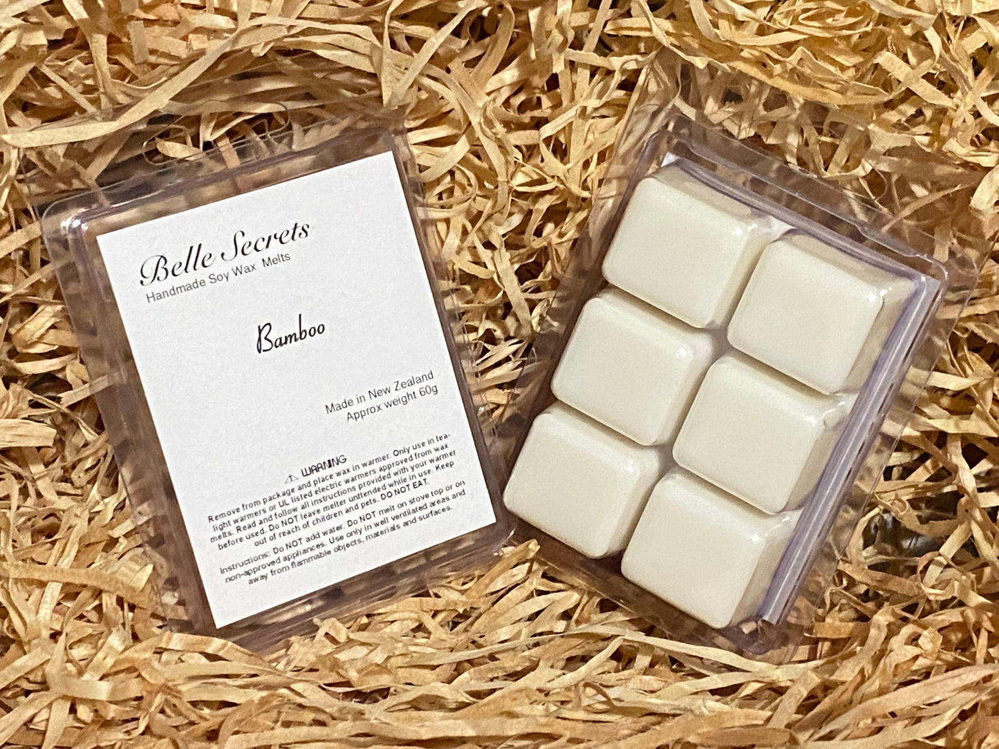 Soy Wax Melts - Bamboo - Belle Secrets