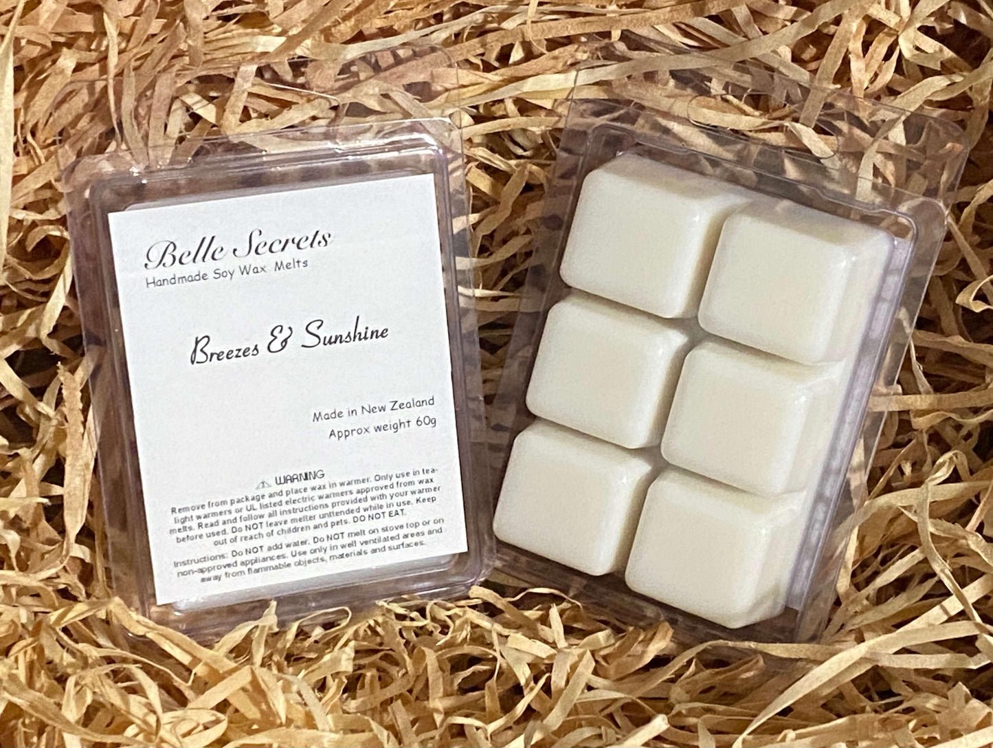 Soy Wax Melts - Breezes and Sunshine - Belle Secrets