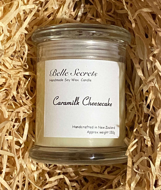 Scented Soy Wax Candles - Caramilk Cheesecake - Belle Secrets