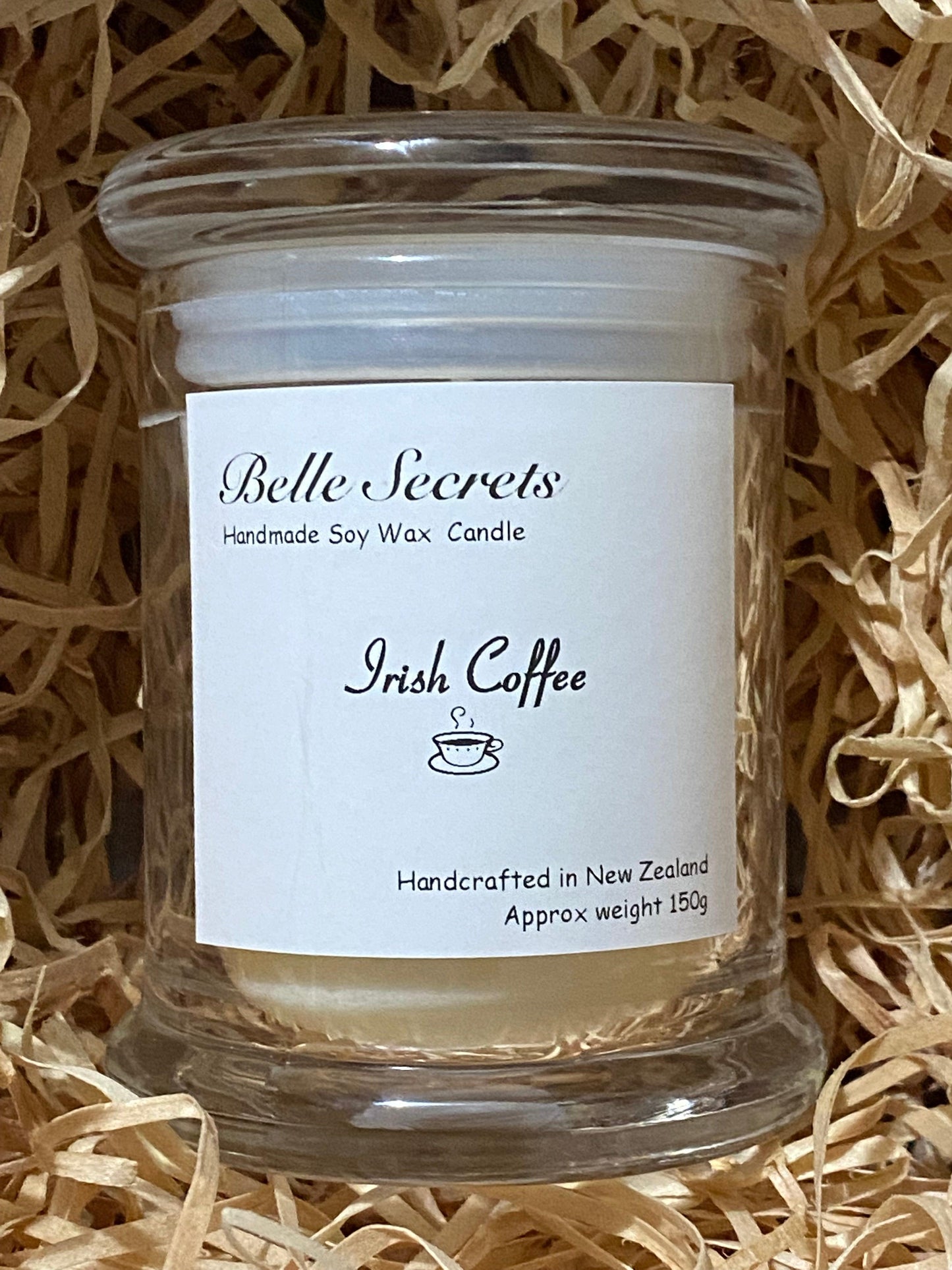 Soy Wax Candles - Irish Coffee - Belle Secrets