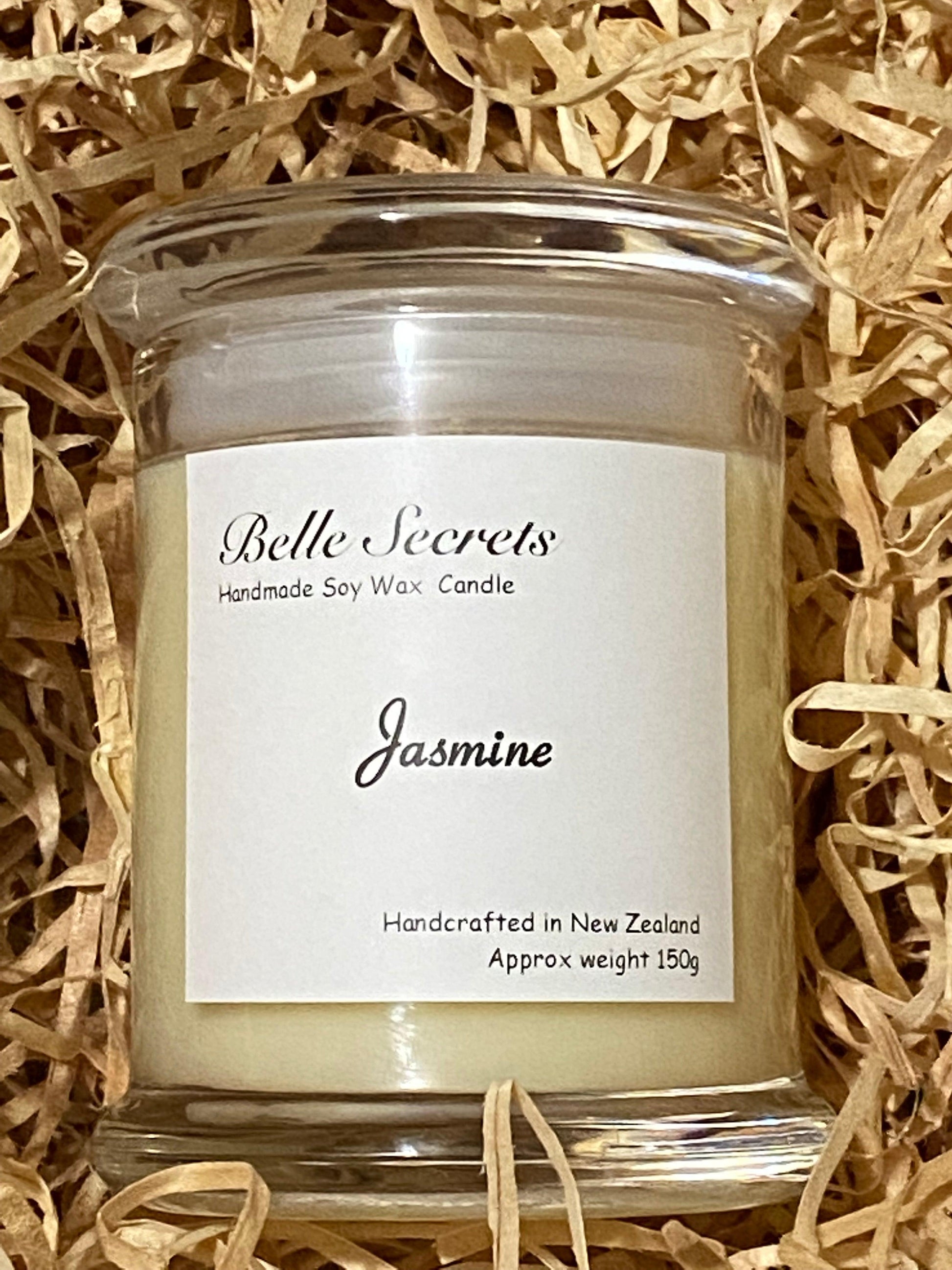 Soy Wax Candles - Jasmine - Belle Secrets