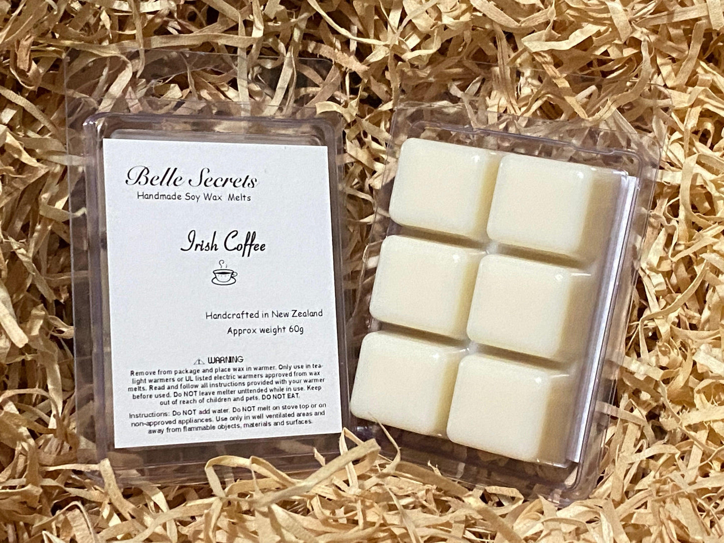 Soy Wax Melts - Irish Coffee - Belle Secrets