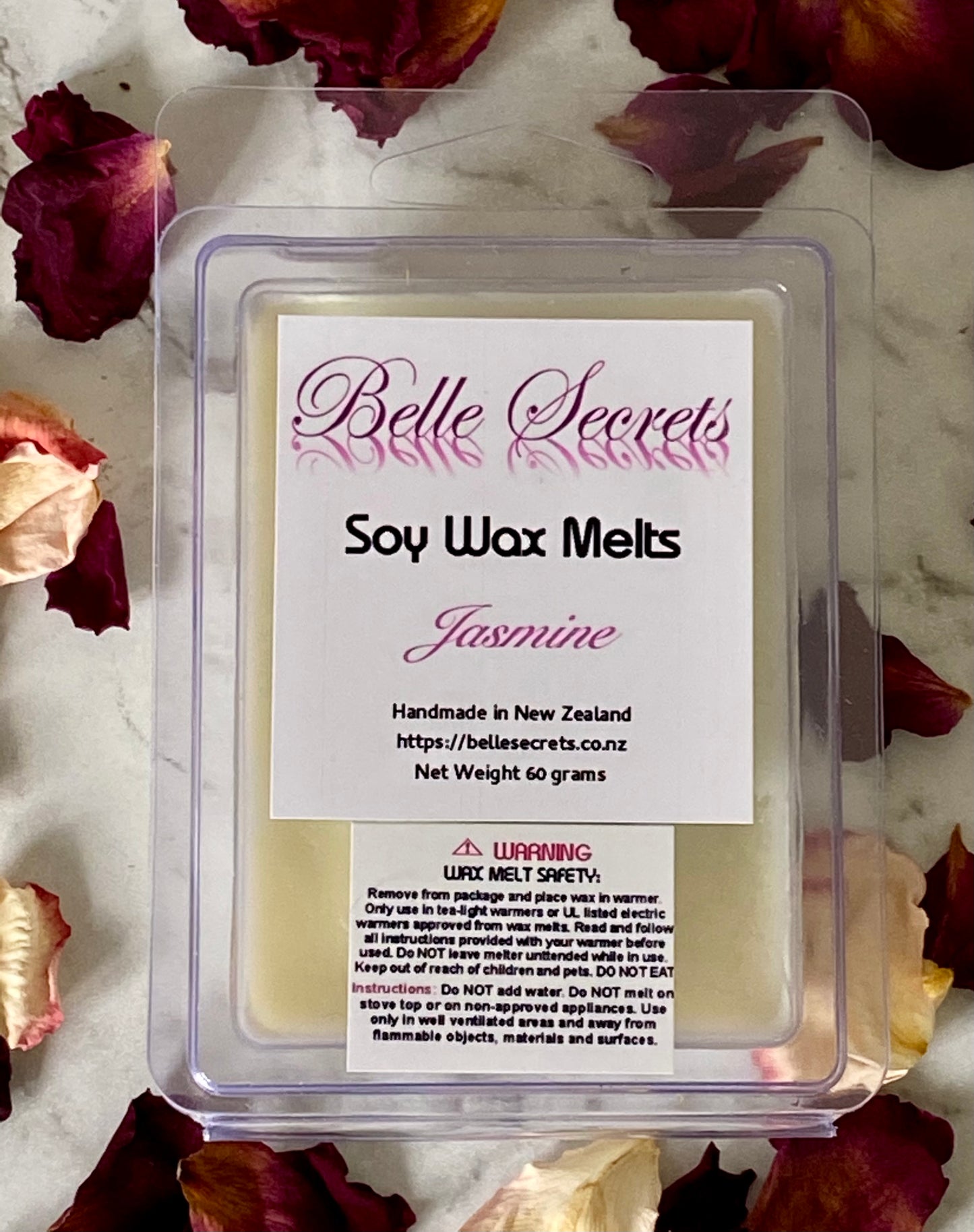 Soy Wax Melts - Jasmine - Belle Secrets