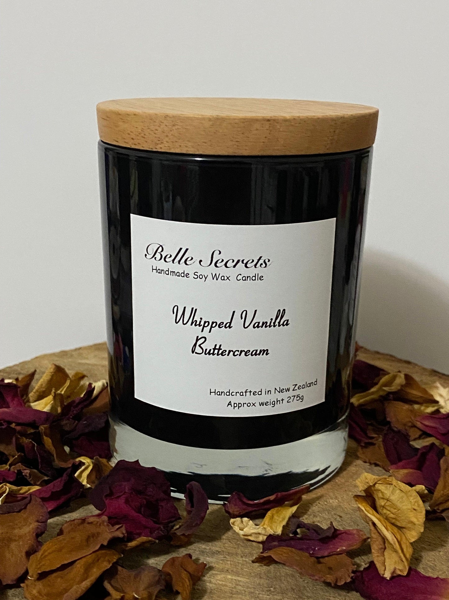 Scented Soy Wax Candle - Whipped Vanilla Buttercream - Belle Secrets