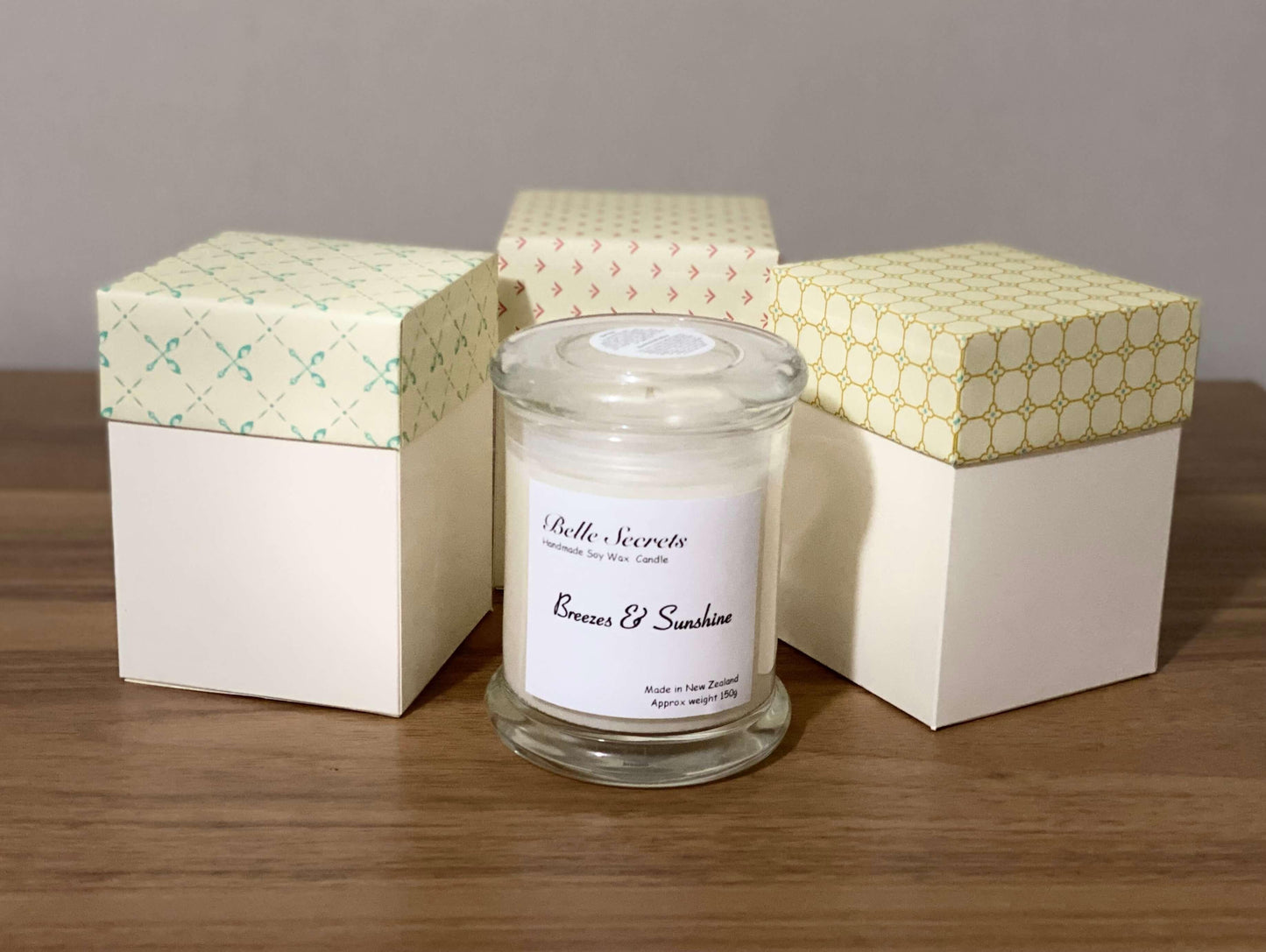 Soy Wax Candles - Breezes and Sunshine - Belle Secrets