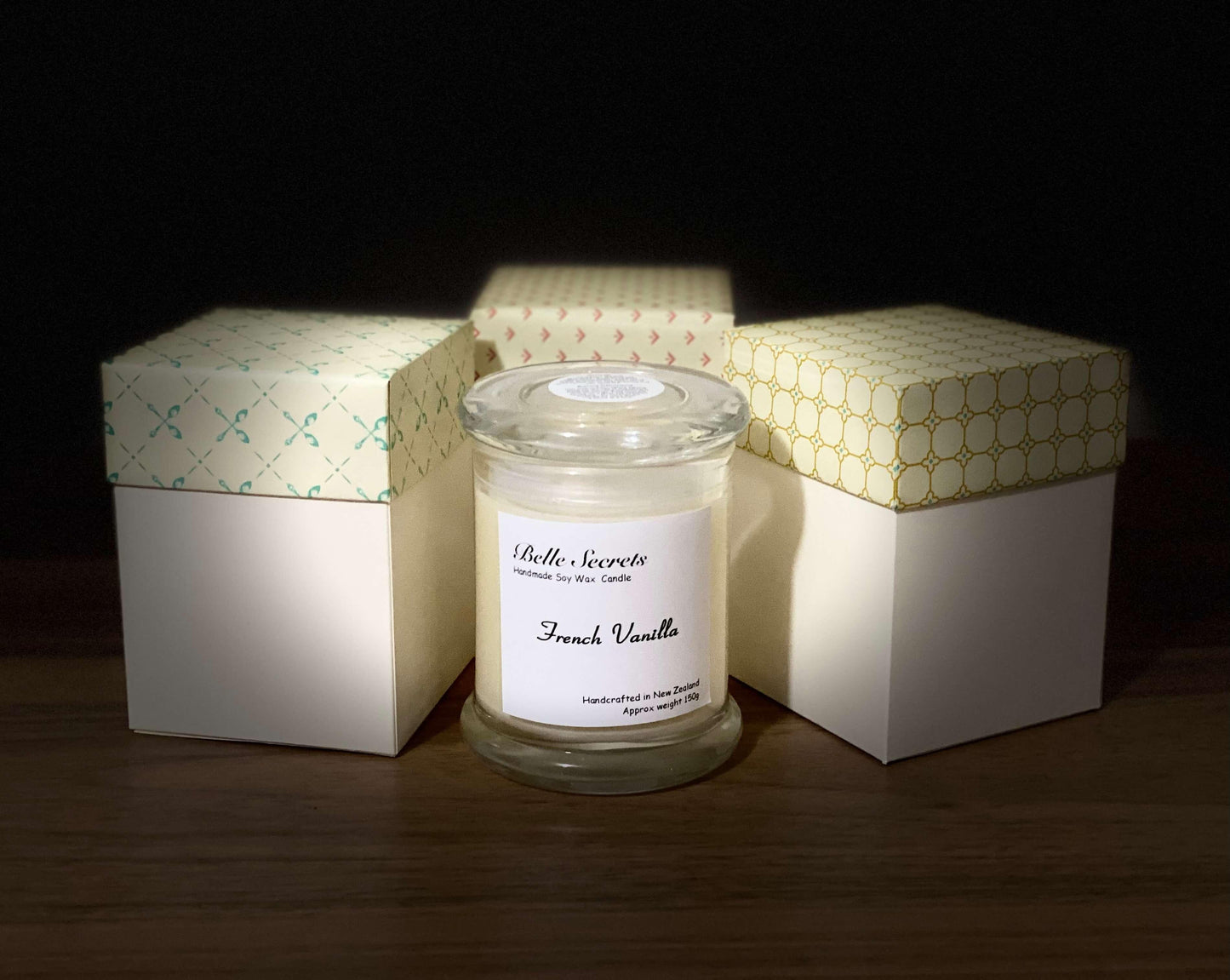 Soy Wax Candles - French Vanilla - Belle Secrets