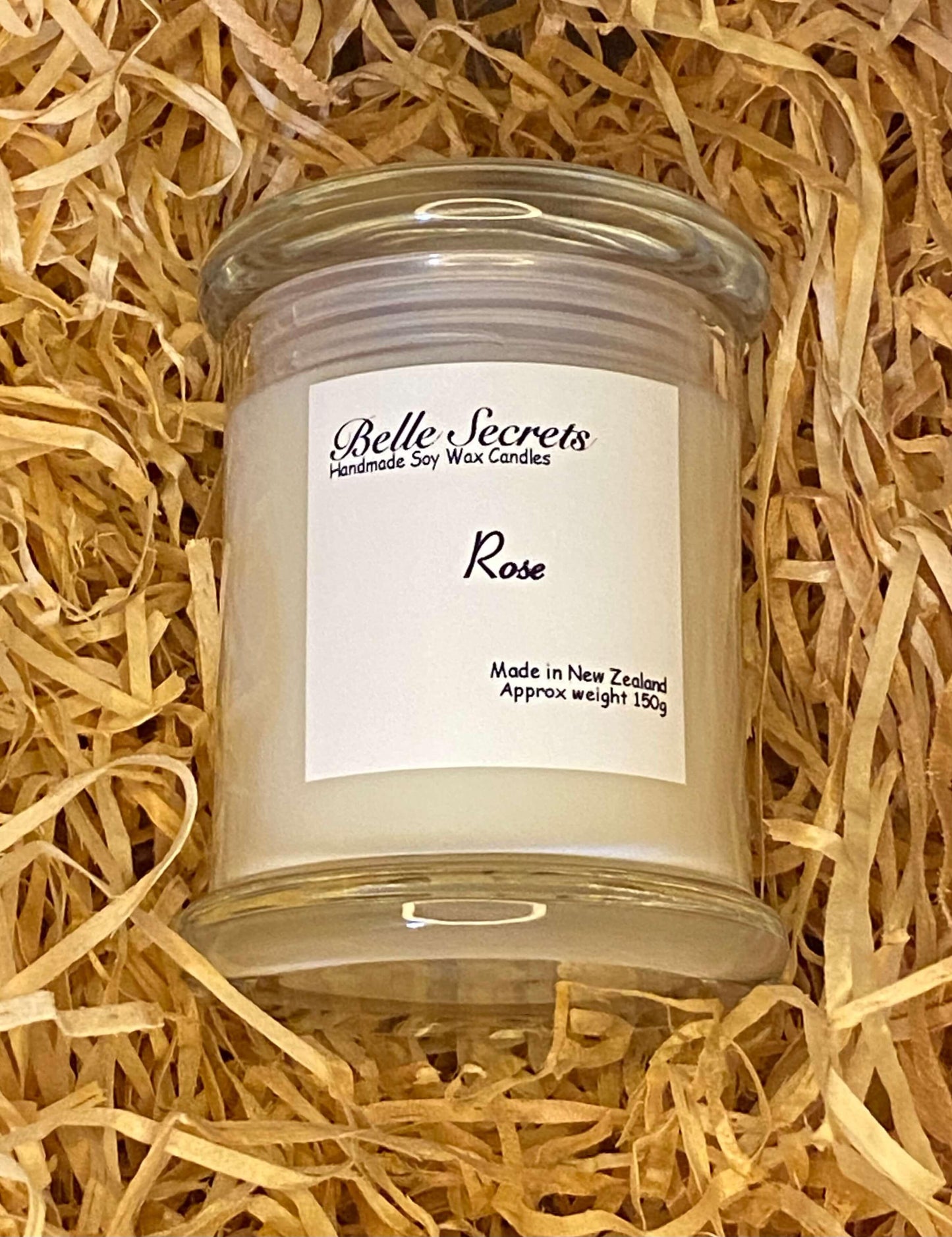 Soy Wax Candles - Rose - Belle Secrets