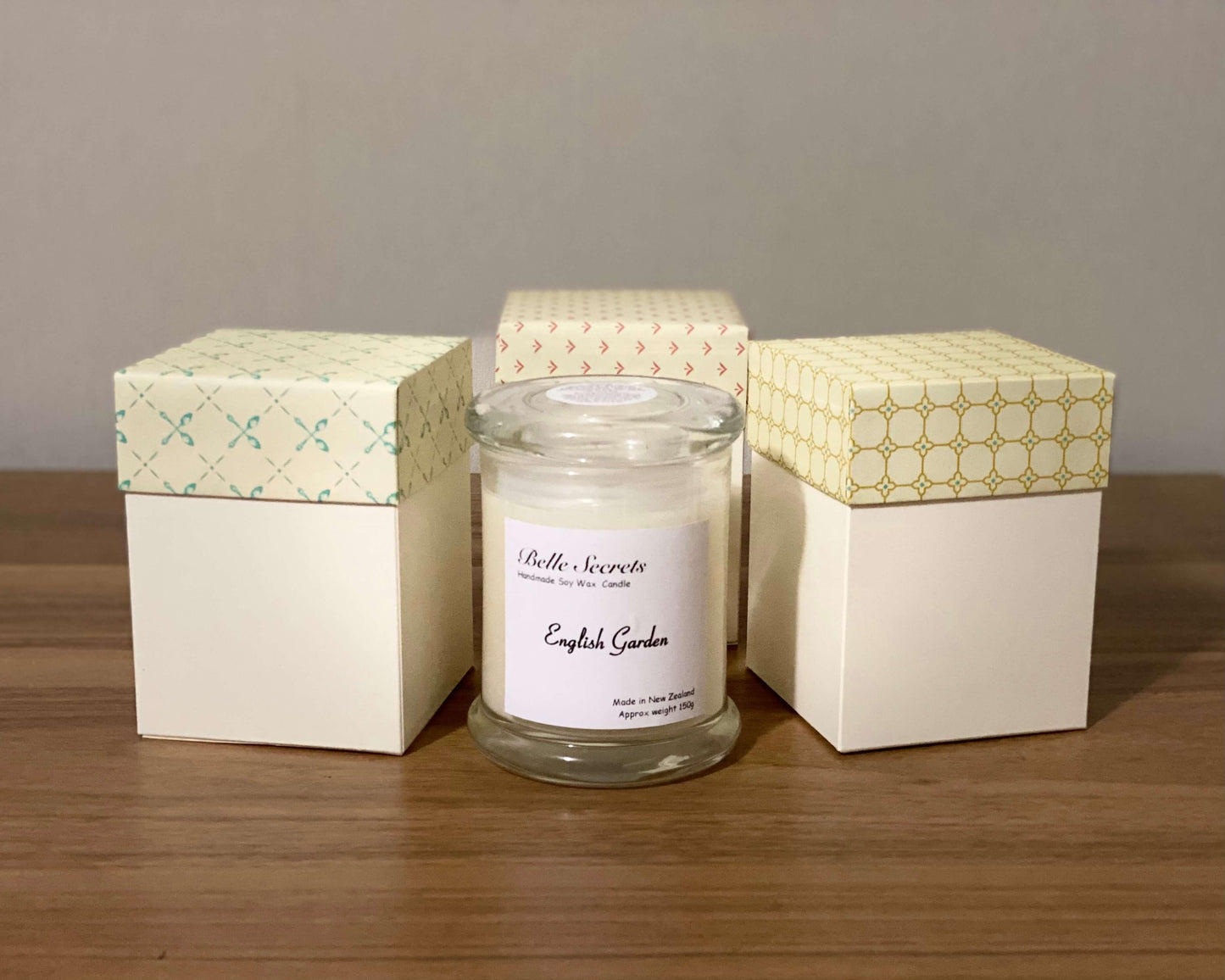 Soy Wax Candles - English Garden - Belle Secrets