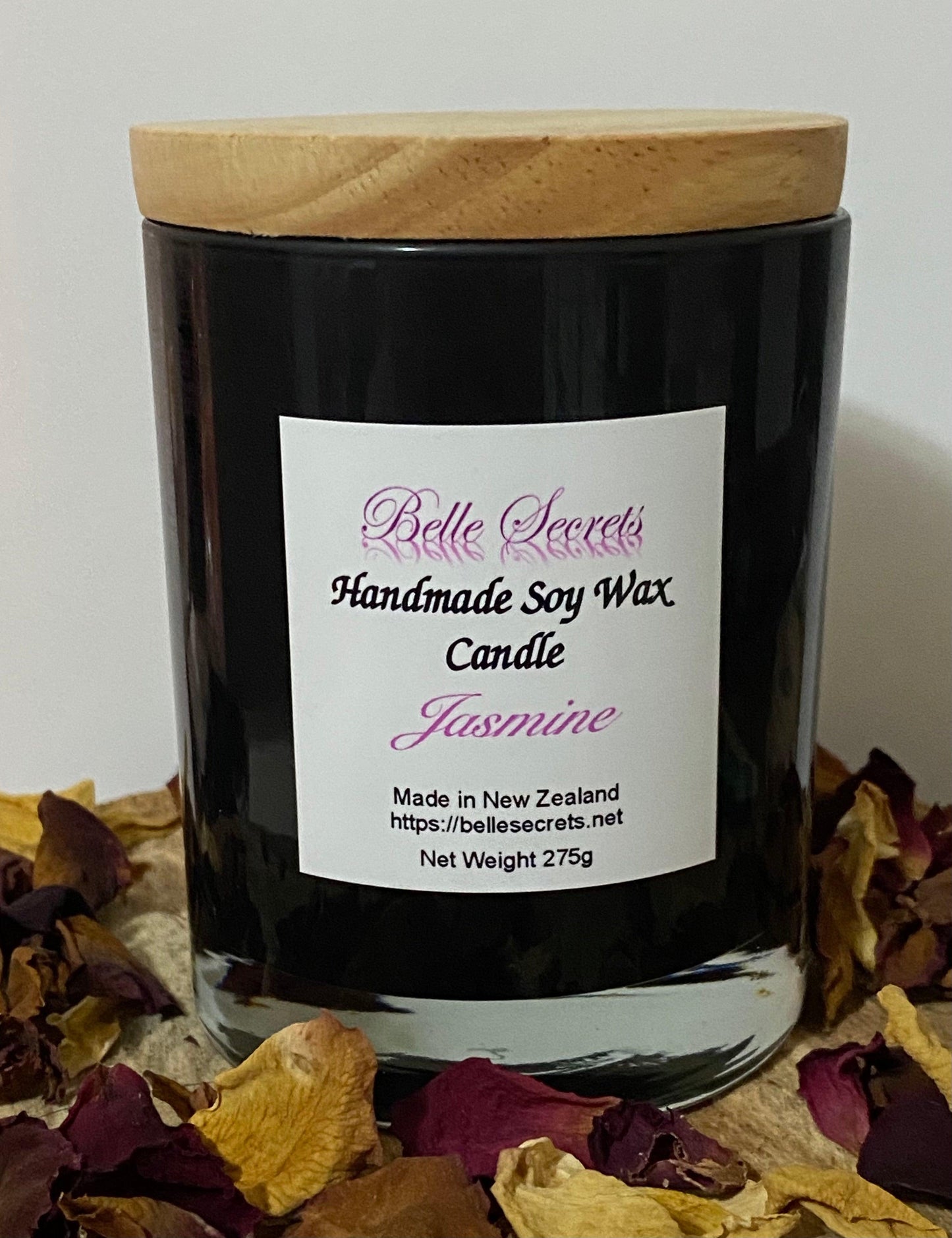 Soy Wax Candles - Jasmine - Belle Secrets