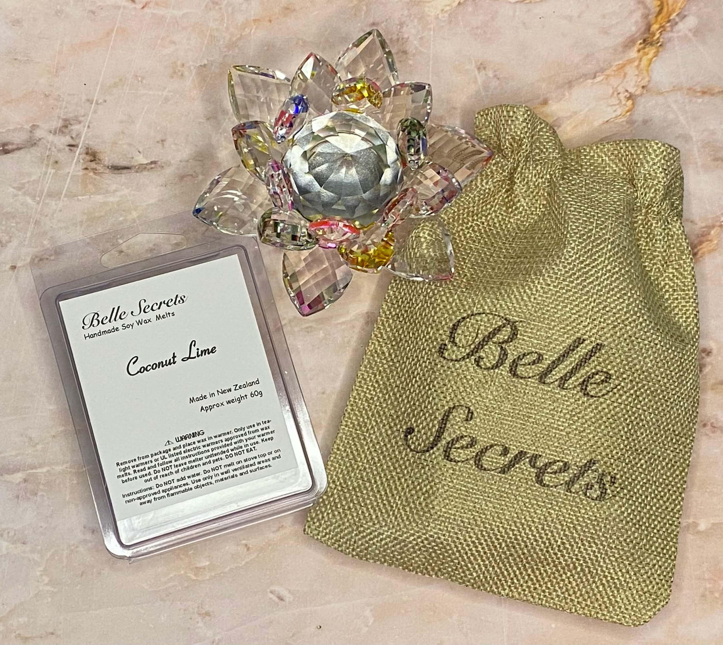 handmade,Soy Wax Melts - Coconut Lime - Belle Secrets, aroma, fragrances-oil, essential, ideal-gift,100%-environment-friendly, natural, dog, cat,cheap, non-toxic, lead-free, zinc-free, relax. calm, birthday, christmas, anniversary, weddings, skin safe, ecosoya, tea-light, candle-nz, light, birthday-candle, glasshouse-candle, container-candle, jar-candle, citronella, glass, wood, cotton, candle-creation, pure-nature, pillar-candle, votives, candle, luxury,best, scented, safe